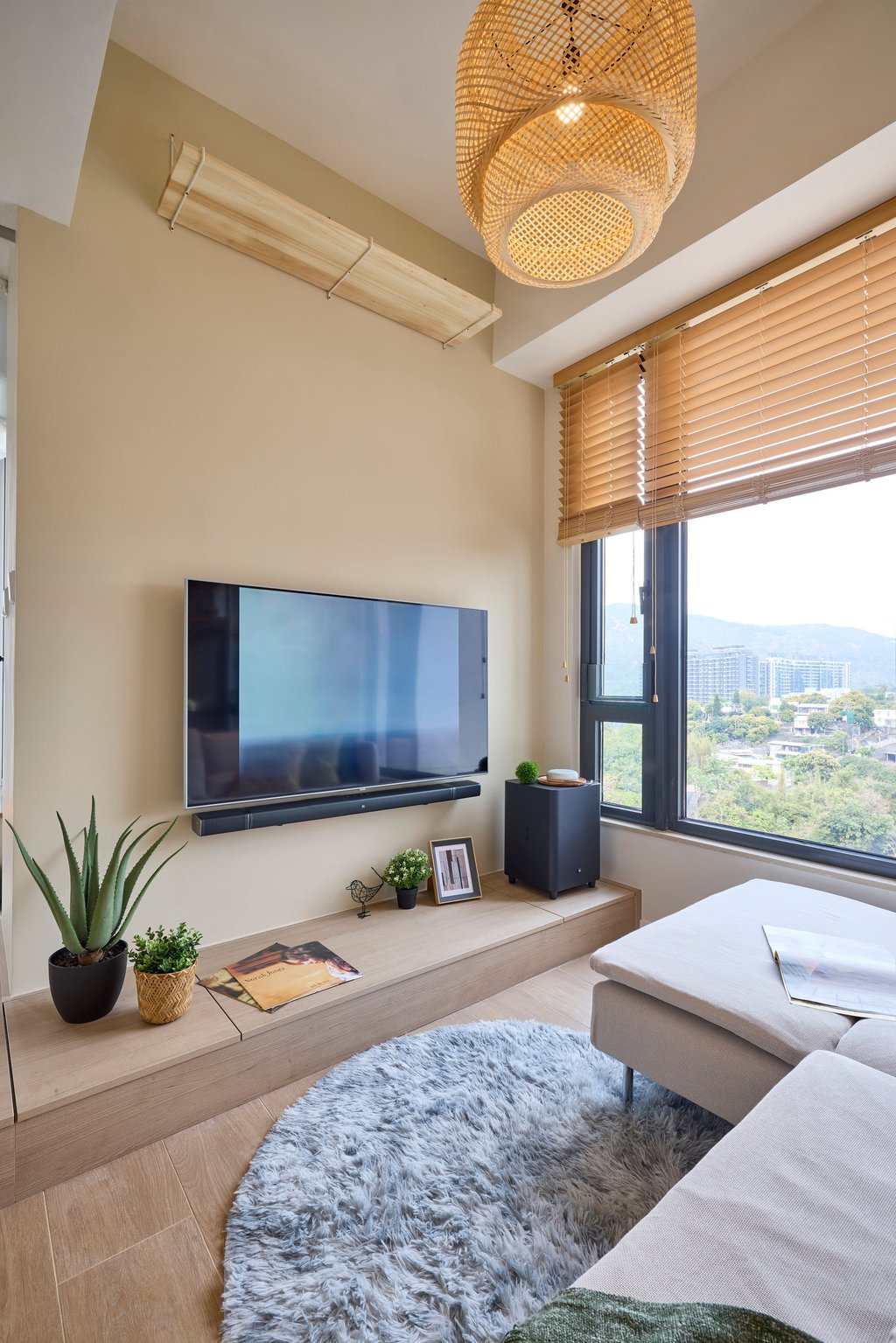 The peaceful living room. Photography: Michael Perini