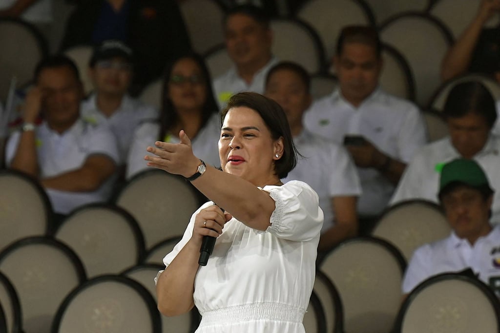 Philippine Vice-President Sara Duterte has said she will not attend the State of the Nation Address. Photo: AFP