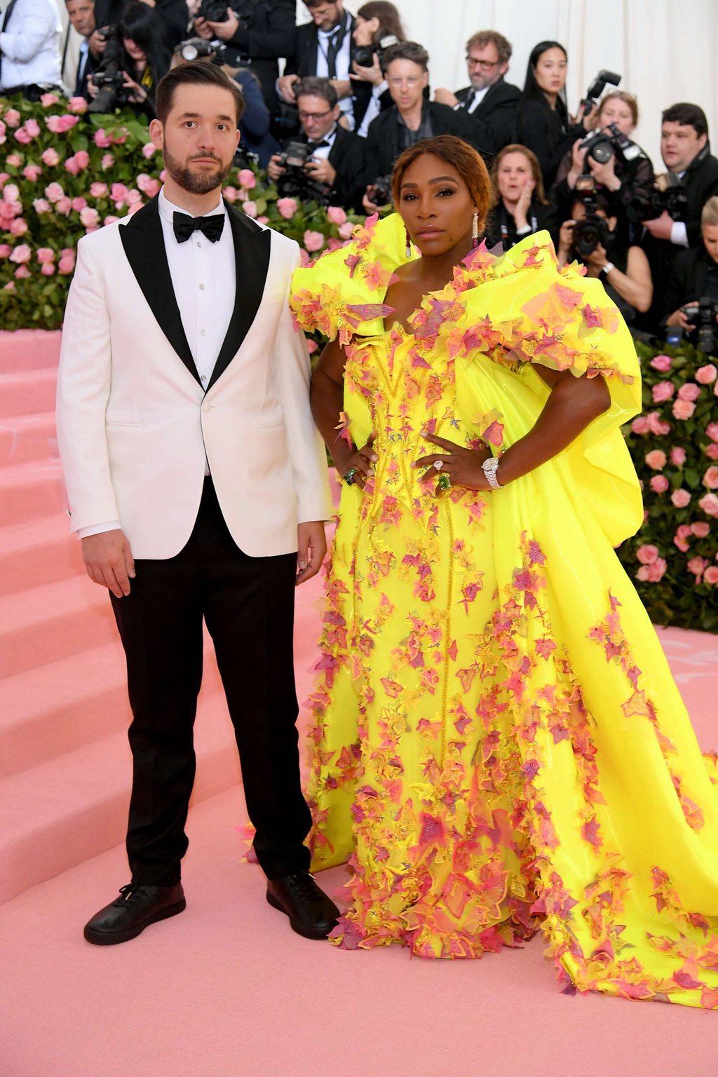 Serena Williams and Alexis Ohanian at the 2019 Met Gala. Photo: AFP