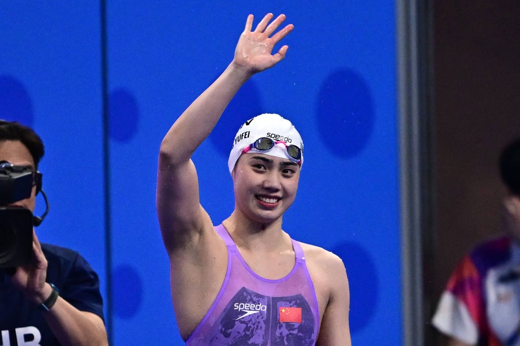 Zhang Yufei is among 11 Chinese swimmers who tested positive in 2021 and will compete in Paris. Photo: AFP