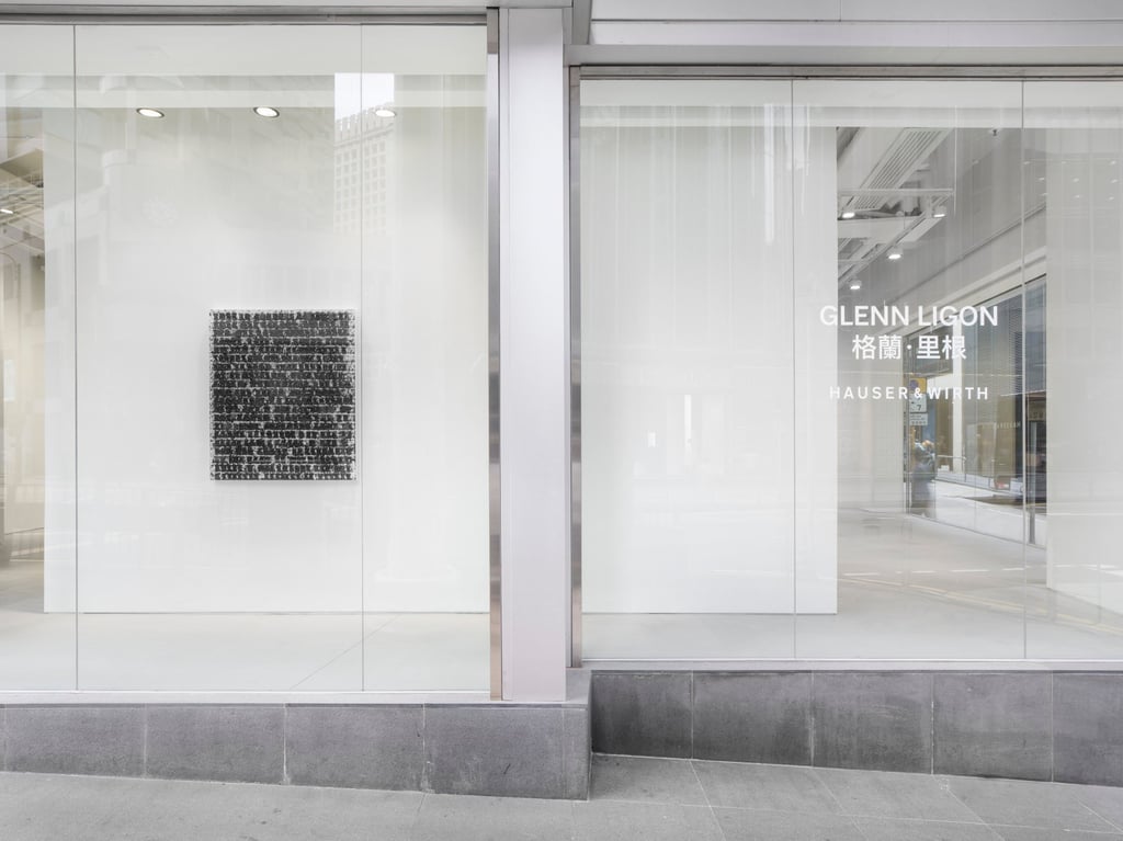 Hauser & Wirth’s gallery in Central held African-American conceptual artist Glenn Ligon’s first solo Greater China exhibition from late March. Photo: JJYPHOTO