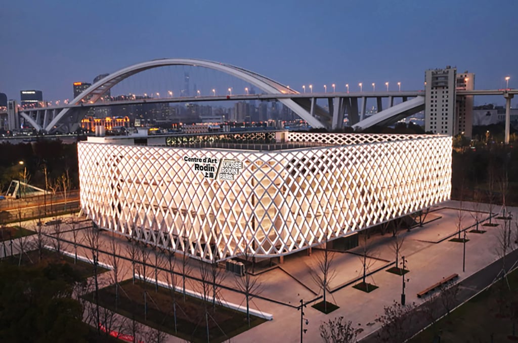 The Centre d’Art Rodin occupies the French Pavilion building erected for the Shanghai Expo in 2010. Photo: courtesy of Centre d’Art Rodin