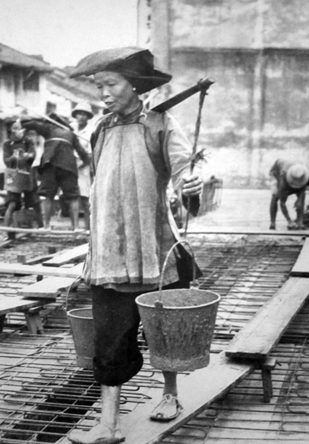 The term Samsui women broadly refers to a group of Chinese immigrants to Malaya, including Singapore, between the 1920s and 1940s who moved in search of construction and industrial jobs. Photo: Getty Images