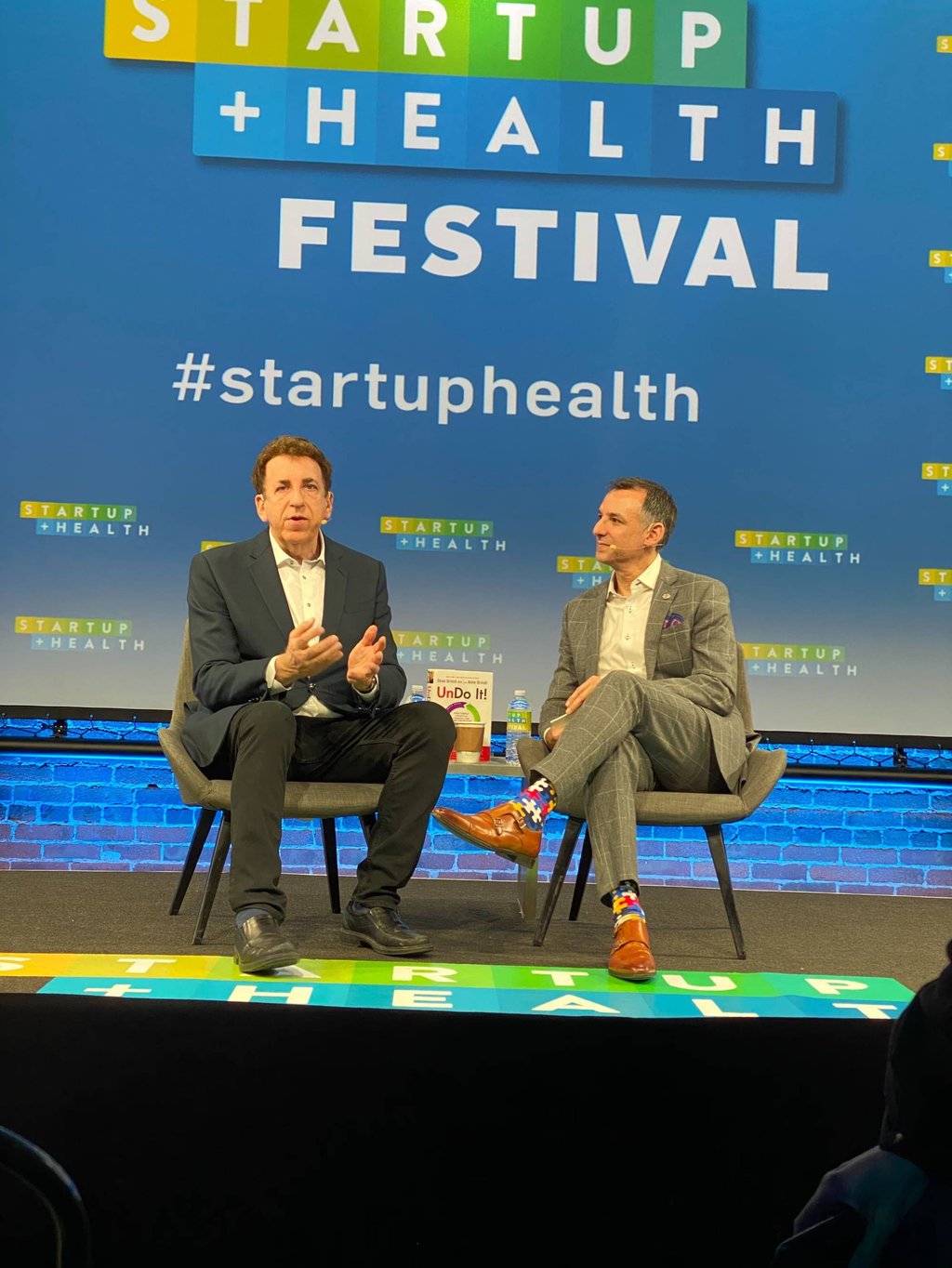 Howard Krein, son-in-law of current US President Joe Biden, takes the stage at the StartUp Health Festival in 2020. Photo: @KreinMD/X
