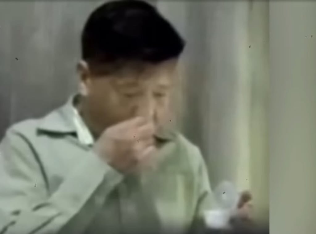 A screengrab of the deepfake video allegedly showing Philippine President Ferdinand Marcos Jnr doing drugs. Photo: Handout