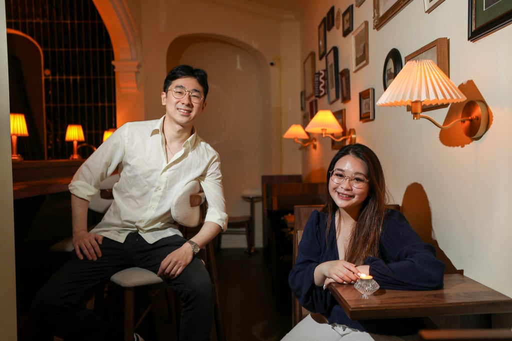Mak and Tam at The Holywell’s in Sheung Wan. Photo: Xiaomei Chen