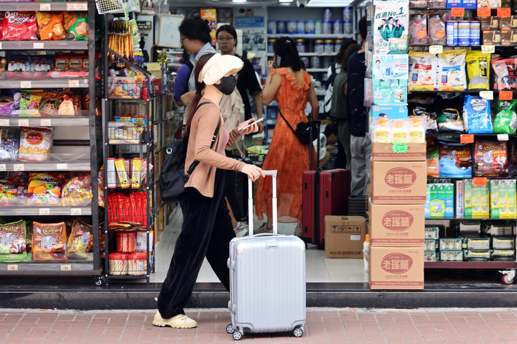 Sheung Shui in North District near the Lo Wu border crossing. Beijing last month raised the duty-free shopping allowance for mainland tourists visiting Hong Kong and Macau to 12,000 yuan. Photo: Dickson Lee