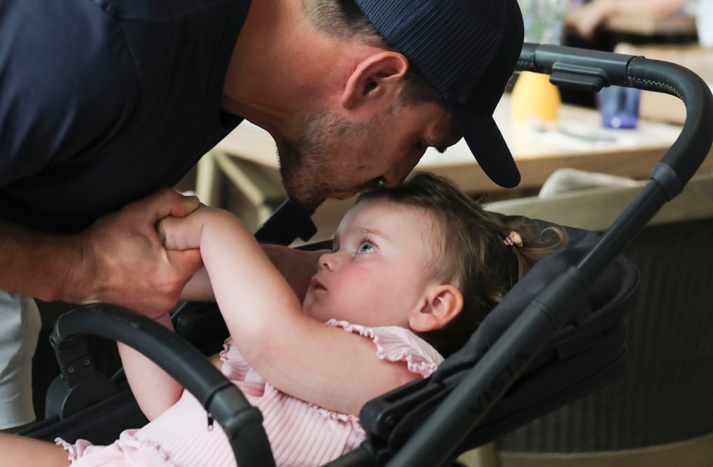 Ally with his daughter. Tay-Sachs disease is a rare condition in which toxins build up in the brain and spinal cord, leading to seizures, vision and hearing loss, paralysis and eventually death. Photo: Xiaomei Chen