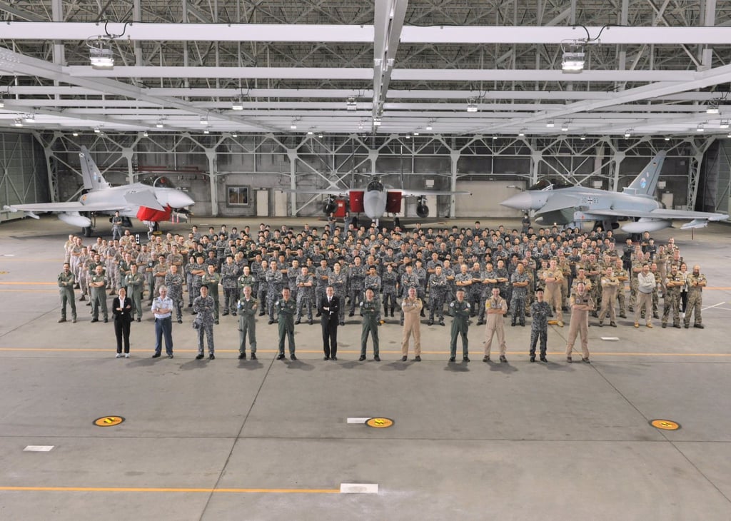 Japan’s Air Self-Defence Force during drills with forces from Germany, France and Spain in July. Photo: X/@JASDF