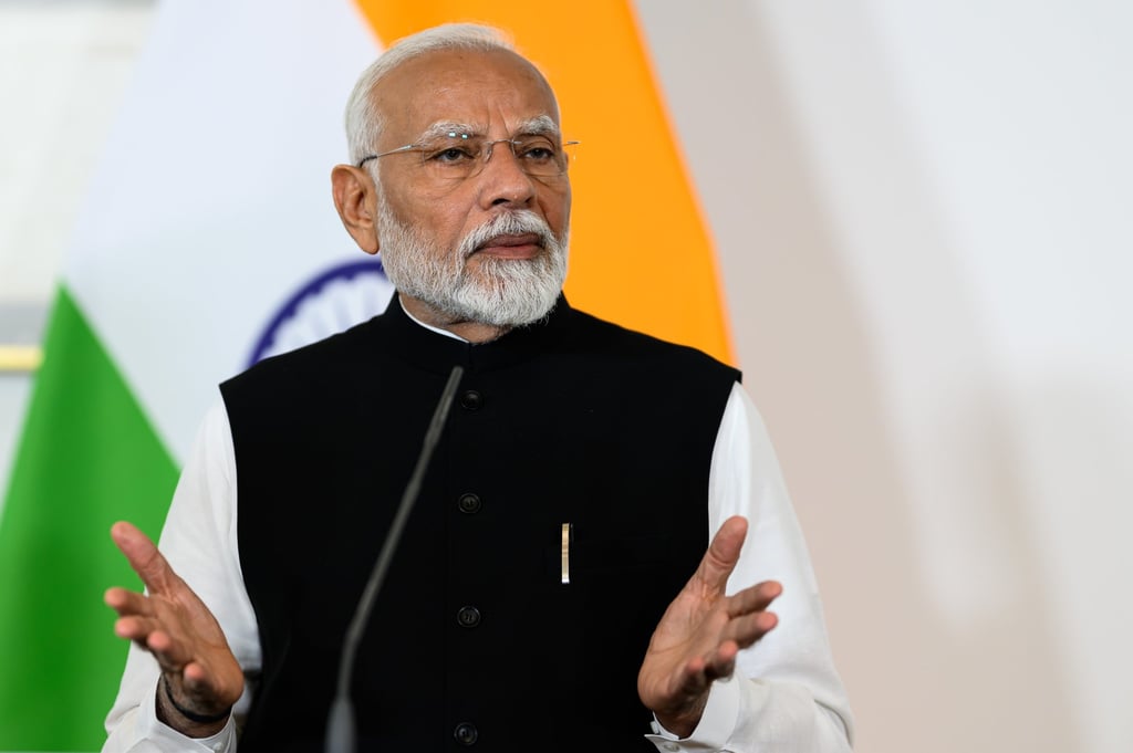 Indian Prime Minister Narendra Modi has previously said his country is “becoming the voice of the Global South”. Photo: EPA-EFE