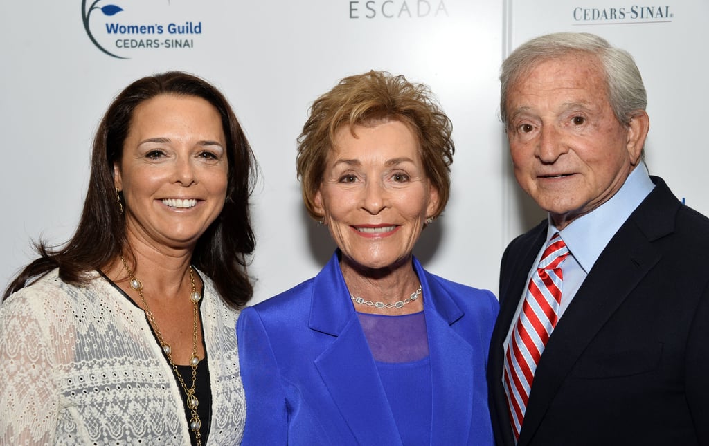 Jerry Sheindlin and Judy Sheindlin with their daughter Nicole Sheindlin at the Women’s Guild Cedars-Sinai’s Annual Luncheon at the Regent Beverly Wilshire Hotel. Photo: Getty Images