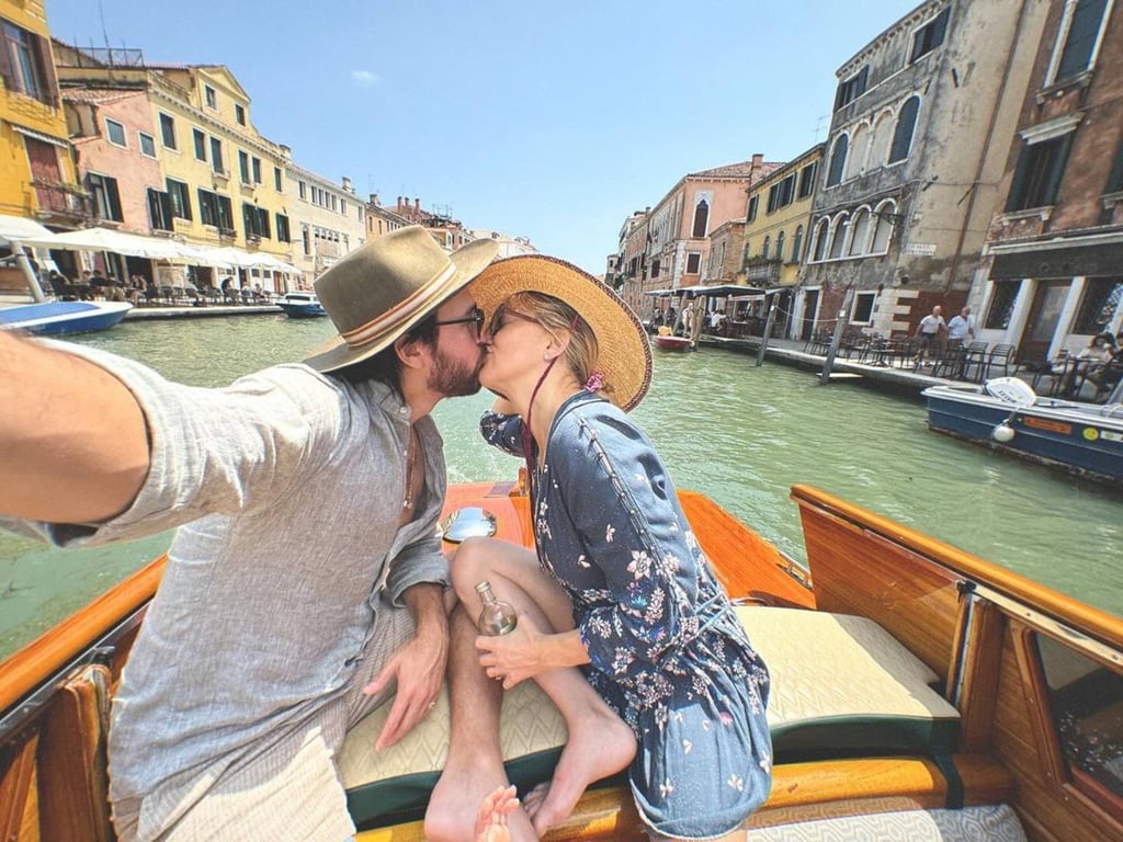 Kate Hudson with her fiancé Danny Fujikawa on his birthday. Photo: @katehudson/Instagram