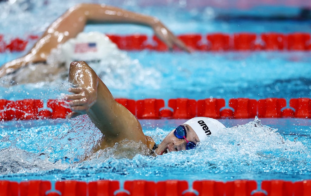 The women’s 200m freestyle heats offered the first glimpse of Siobhan Haughey in the pool. Photo: Reuters