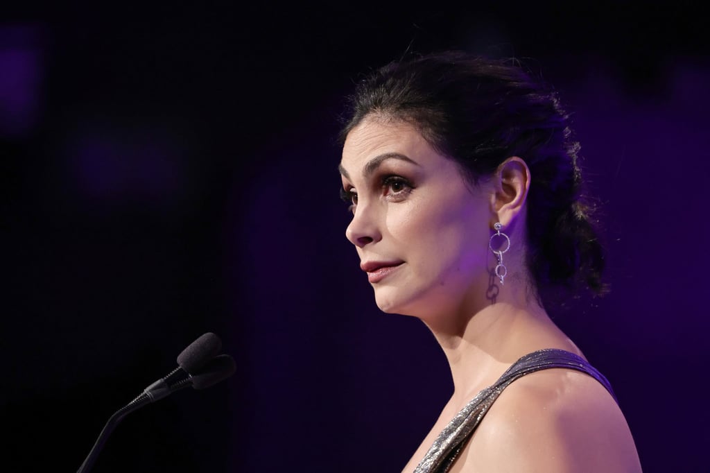 Morena Baccarin speaking at the National Board of Review annual awards gala in 2022. Photo: Getty Images
