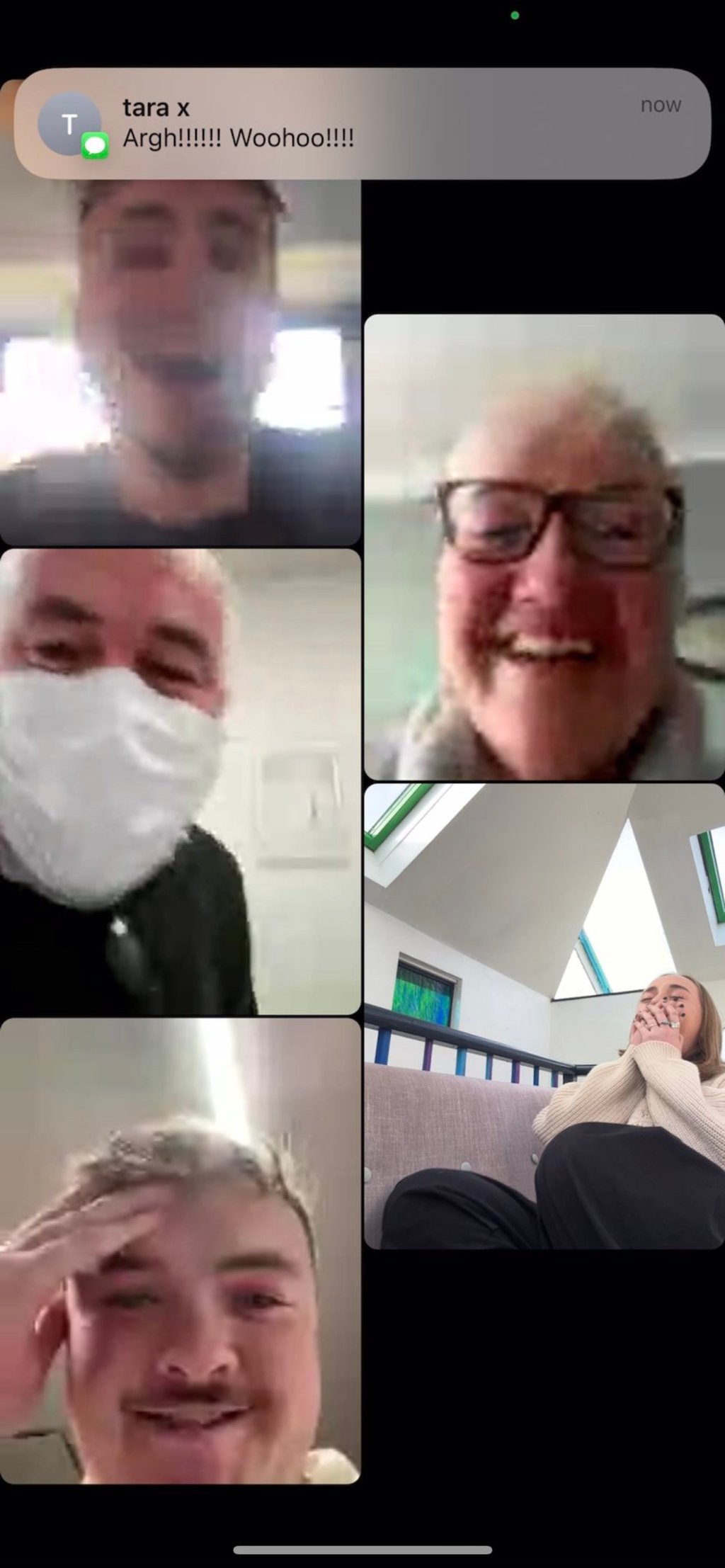 Nell Mescal went viral for posting a screenshot of her celebrating her brother’s Oscar nomination on a group call with her family. Photo: @nellmescal/Instagram Nell Mescal went viral for posting a screenshot of her celebrating her brother’s Oscar nomination on a group call with her family. Photo: @nellmescal/Instagram
