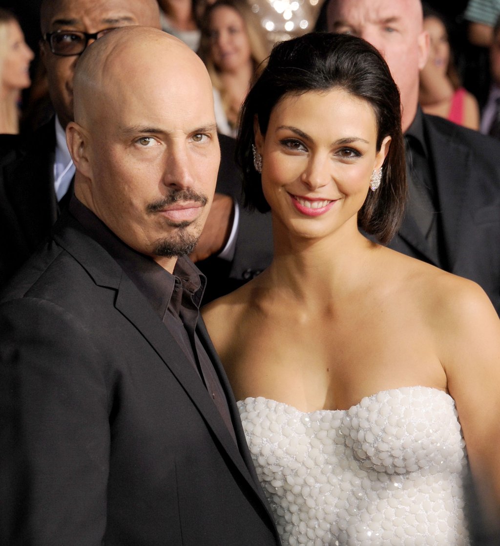 Director Austin Chick (left) and Morena Baccarin at the 2013 People’s Choice Awards in Los Angeles, California. (Photo: WireImage)
