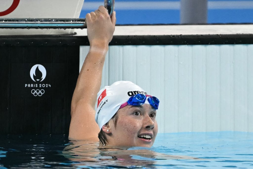 Hong Kong’s Siobhan Haughey bags broze medal. Photo: AFP