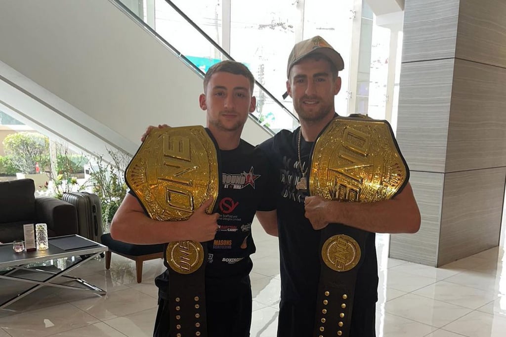 Brothers Freddie Haggerty (left) and Jonathan Haggerty are now both signed to ONE Championship. Photo: Handout