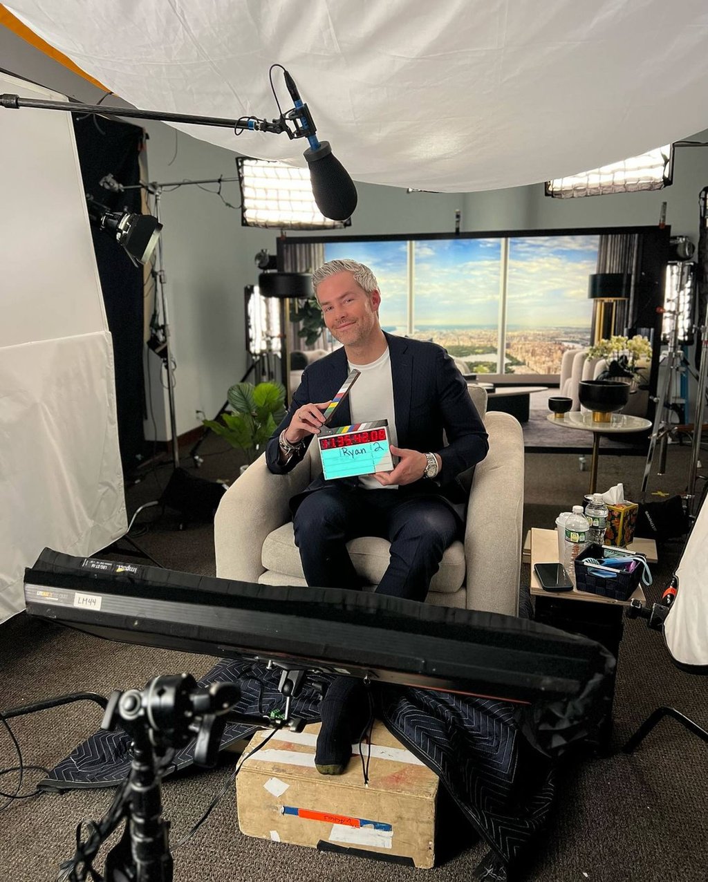 Ryan Serhant on the set of his Netflix show, Owning Manhattan. Photo: @ryanserhant/Instagram Ryan Serhant on the set of his Netflix show, Owning Manhattan. Photo: @ryanserhant/Instagram
