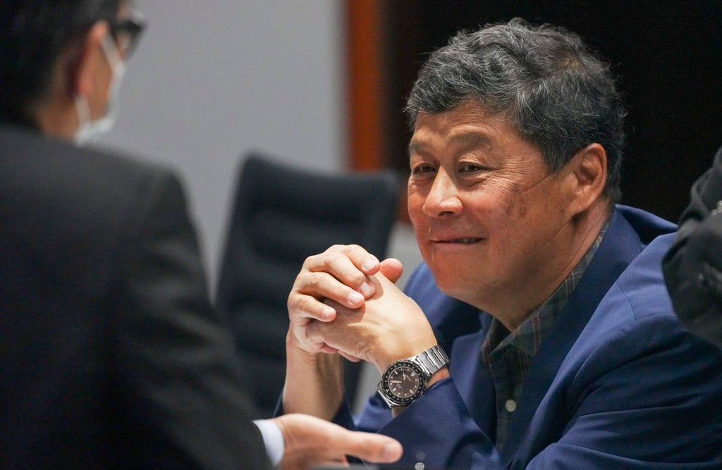 Ronnie Wong at Hong Kong’s Legco complex. Photo: Winson Wong