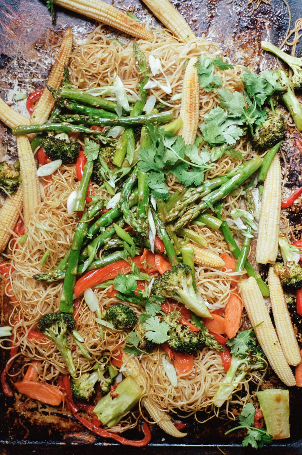 McKinnon’s sheet pan noodles. Photo: Hetty Lui McKinnon