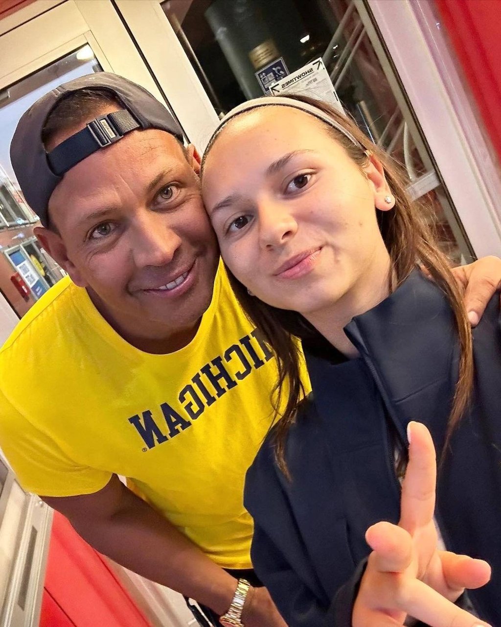 Alex Rodriguez’s eldest daughter Natasha is studying at the University of Michigan. Photo: @arod/Instagram