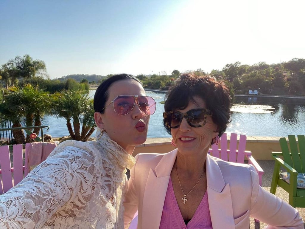 Katy Perry and her mother, Mary Hudson, in 2023. Photo: @maryarises/Instagram