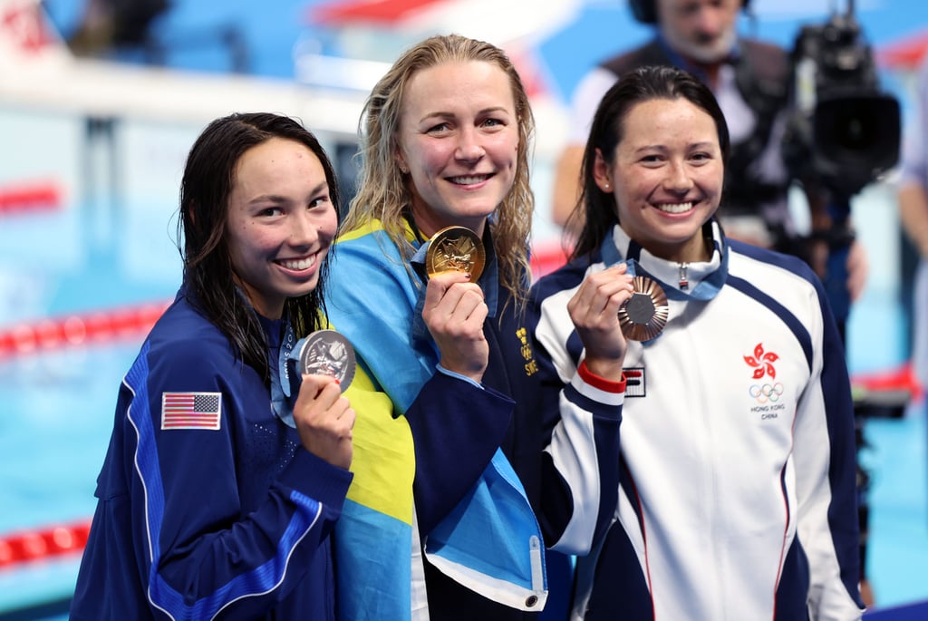 Winner Sarah Sjostrom is 30, the same age Haughey will reach by the time of the next Olympics. Photo: Xinhua Winner Sarah Sjostrom is 30, the same age Haughey will reach by the time of the next Olympics. Photo: Xinhua