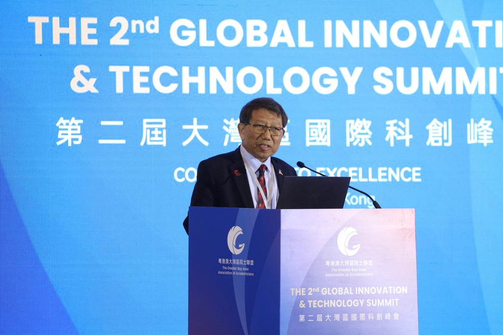 University president Rocky Tuan Sung-chi, who resigned earlier but will stay until early next year, had said he would bear all responsibility for the logo affair. Photo: Sun Yeung University president Rocky Tuan Sung-chi, who resigned earlier but will stay until early next year, had said he would bear all responsibility for the logo affair. Photo: Sun Yeung