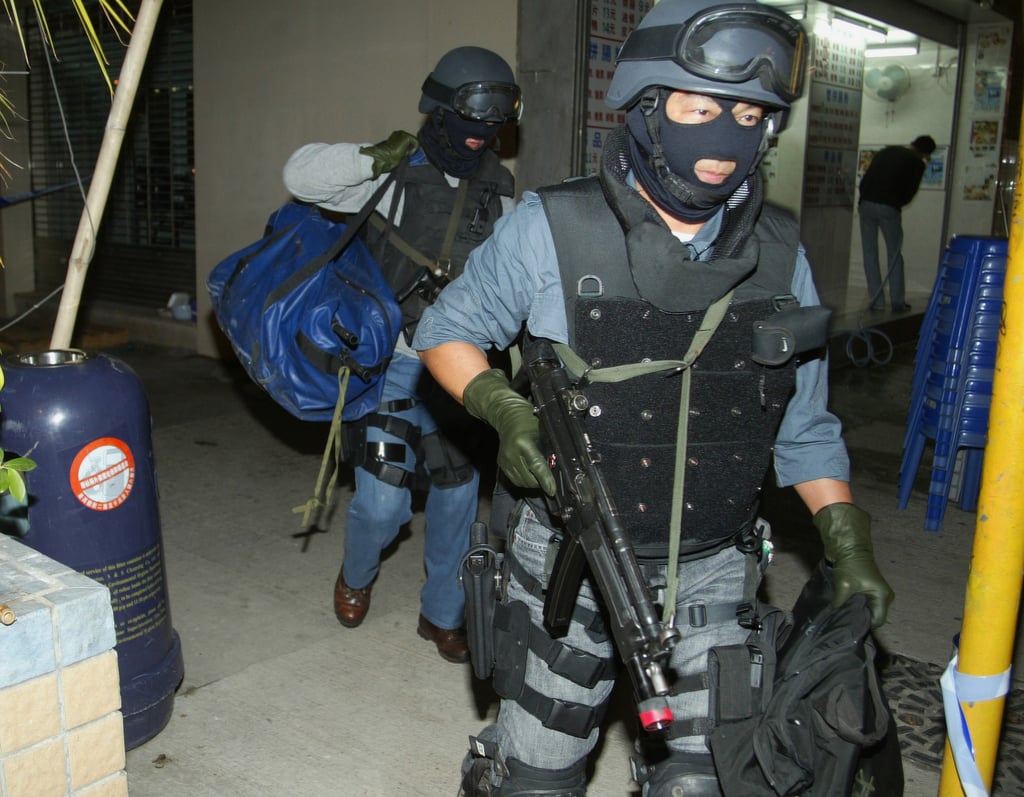 Officers from the Flying Tigers were among those who took part in a morning raid in 2003 to capture “King of Thieves” Kwai Ping-hung. Photo: Handout