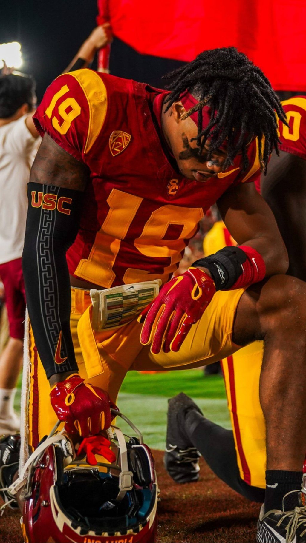 Jaylin Smith playing for the USC Trojans. Photo: @jayliinn.1k/Instagram