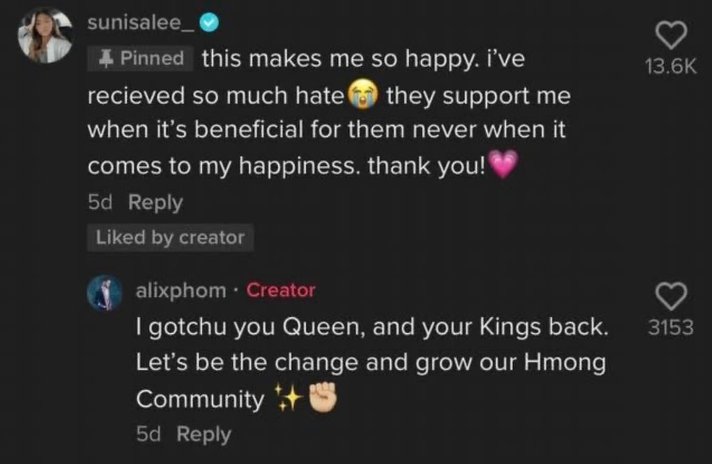 A screenshot of TikTok user @alixphom’s comment section. Photo: @alixphom/TikTok