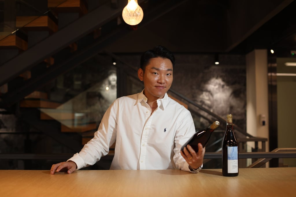 Ko in Causeway Bay, Hong Kong. His wine is sold exclusively at eight outlets in Hong Kong. Photo: Xiaomei Chen