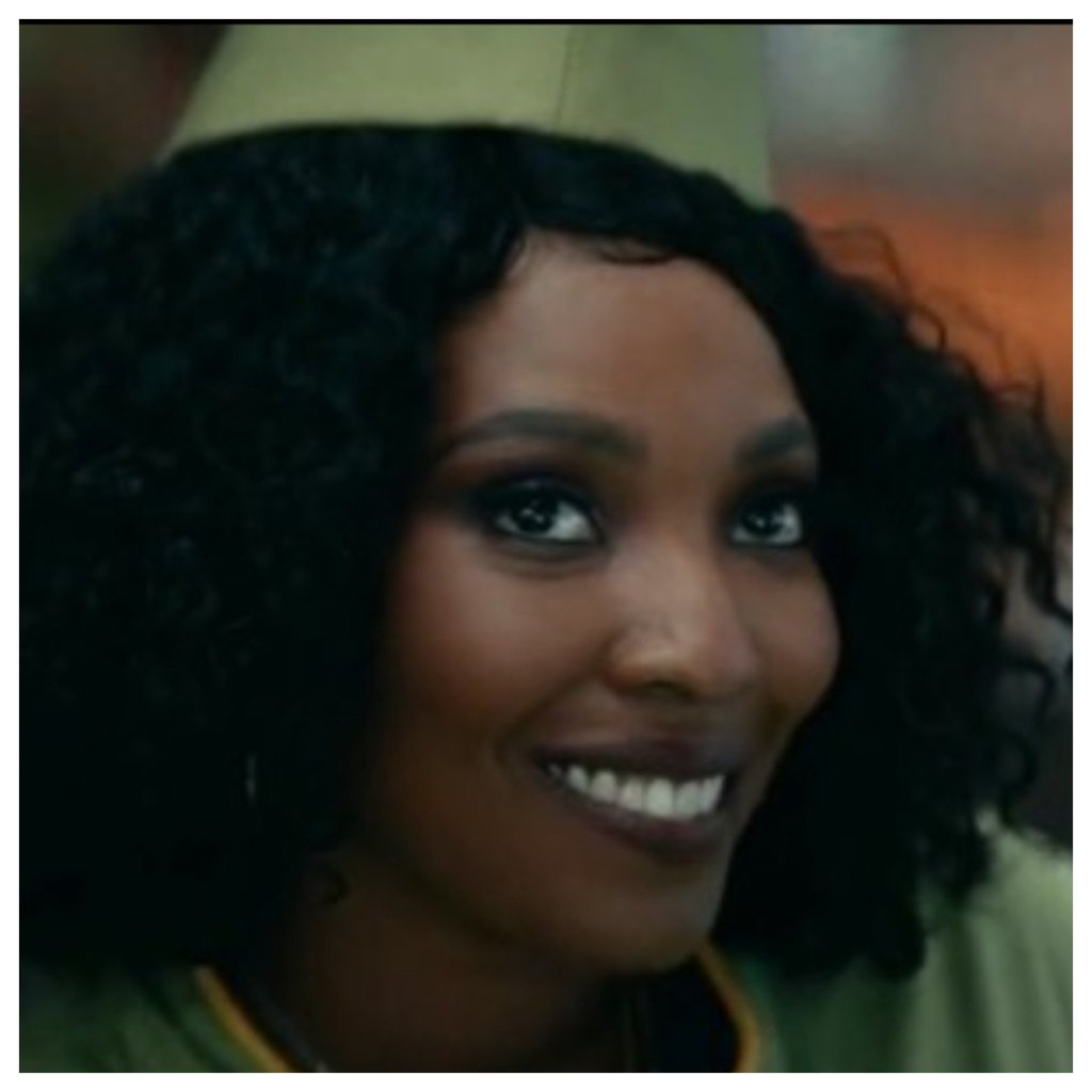 Olivia Washington as superhuman speedy burger-flipper Flora in I’m A Virgo. Photo: @makeupincinema/Instagram