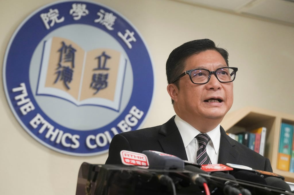 Secretary for Security Chris Tang says the college has been a success. Photo: Elson Li