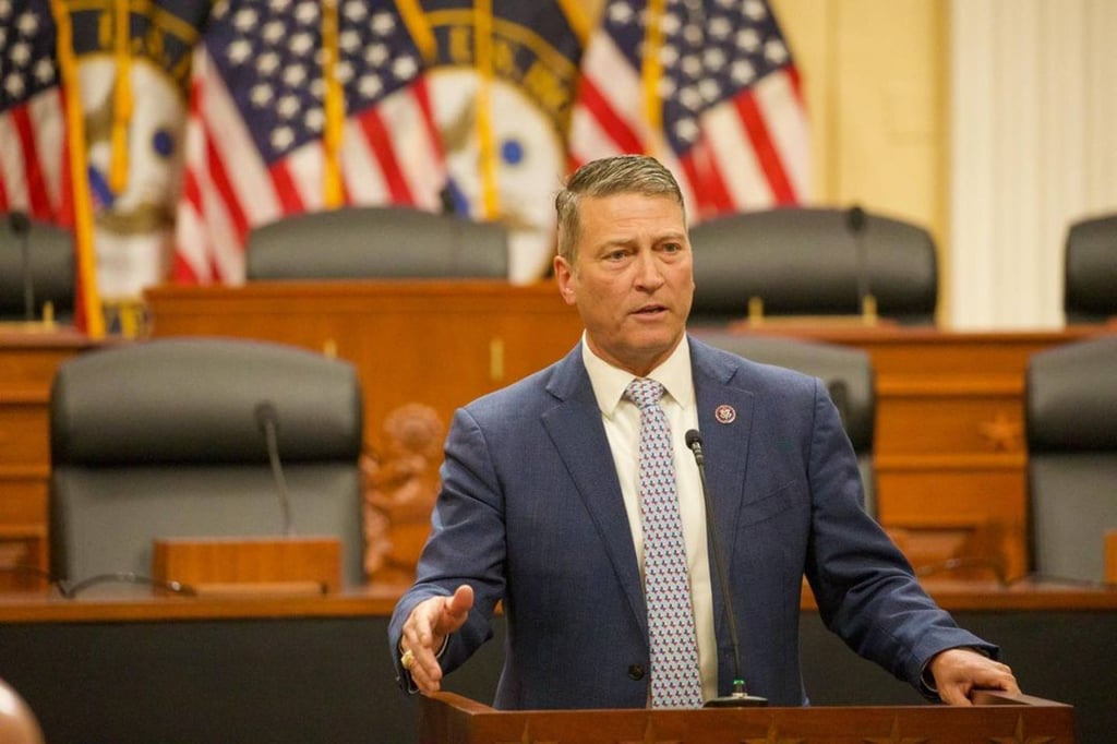 Texas congressman Ronny Jackson speaks to the International Leaders Summit in 2023. Photo: @repronnyjackson/Instagram
