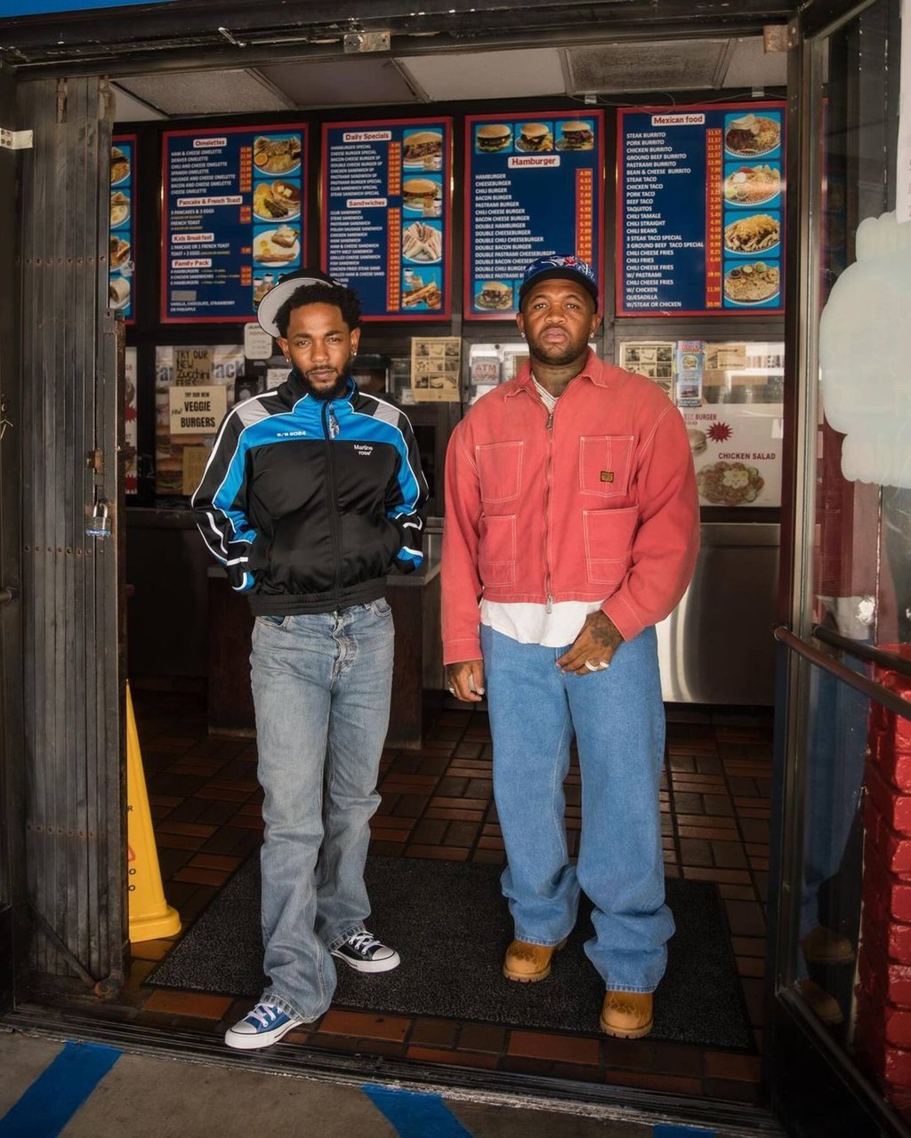Kendrick Lamar (left) with DJ Mustard. Photo: @mustard/Instagram Kendrick Lamar (left) with DJ Mustard. Photo: @mustard/Instagram