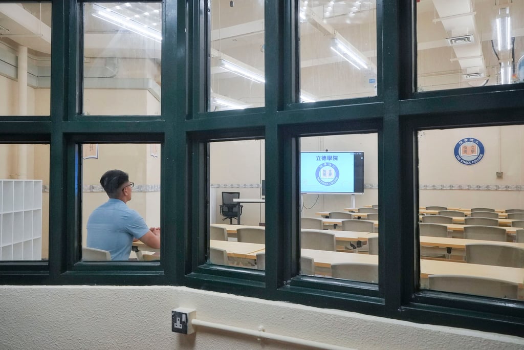 The college has been set up in Stanley’s Pak Sha Wan Correctional Institution. Photo: Elson Li