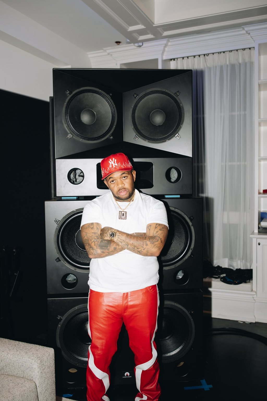 DJ Mustard working in the studio in 2020. Photo: @mustard/Instagram DJ Mustard working in the studio in 2020. Photo: @mustard/Instagram