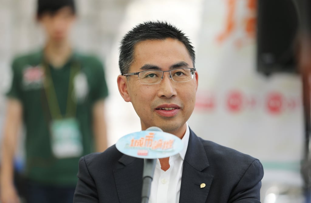 Wilson Wong Ka-wai, CEO of the Hong Kong Internet Registration Corporation, urges companies to examine their systems, identify risks and look for solutions to improve their cybersecurity. Photo: Sam Tsang
