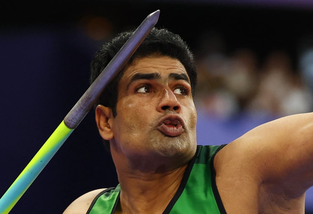 Arshad Nadeem set an Olympic record to win the men’s javelin. Photo: Reuters Arshad Nadeem set an Olympic record to win the men’s javelin. Photo: Reuters