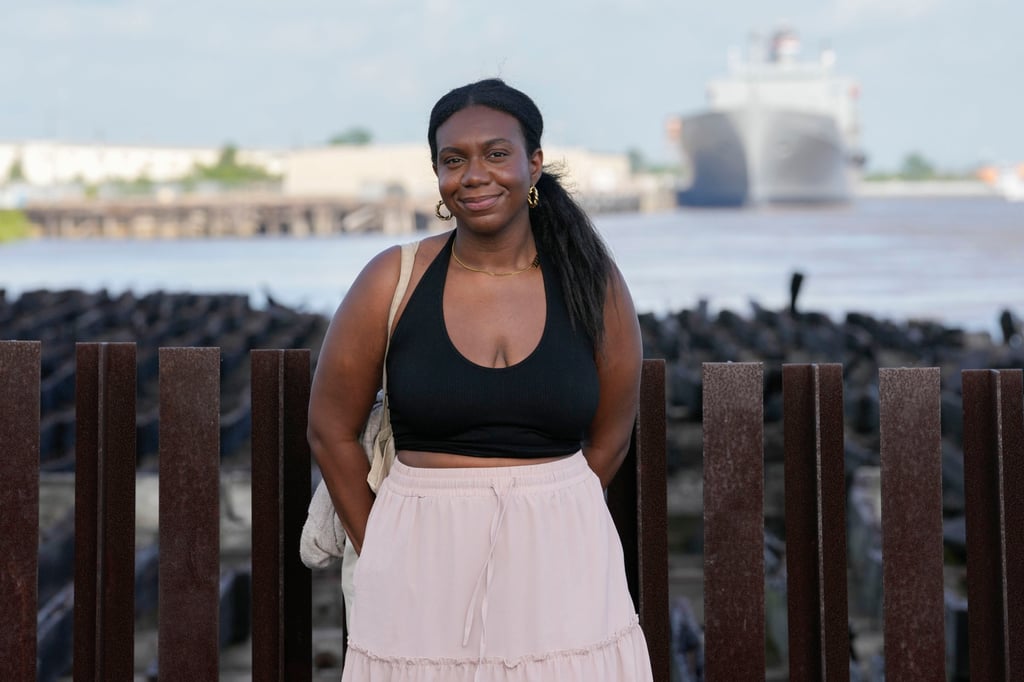 Lauren Bell in Crescent Park, New Orleans. Bell was diagnosed with IBS when she was 22, and advocates for fellow sufferers online. Photo: AP Lauren Bell in Crescent Park, New Orleans. Bell was diagnosed with IBS when she was 22, and advocates for fellow sufferers online. Photo: AP