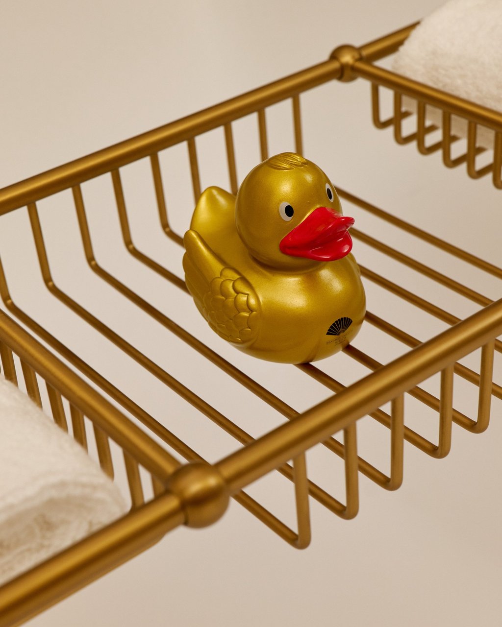 Douglas the Duck at Mandarin Oriental Mayfair. Douglas the Duck at Mandarin Oriental Mayfair.