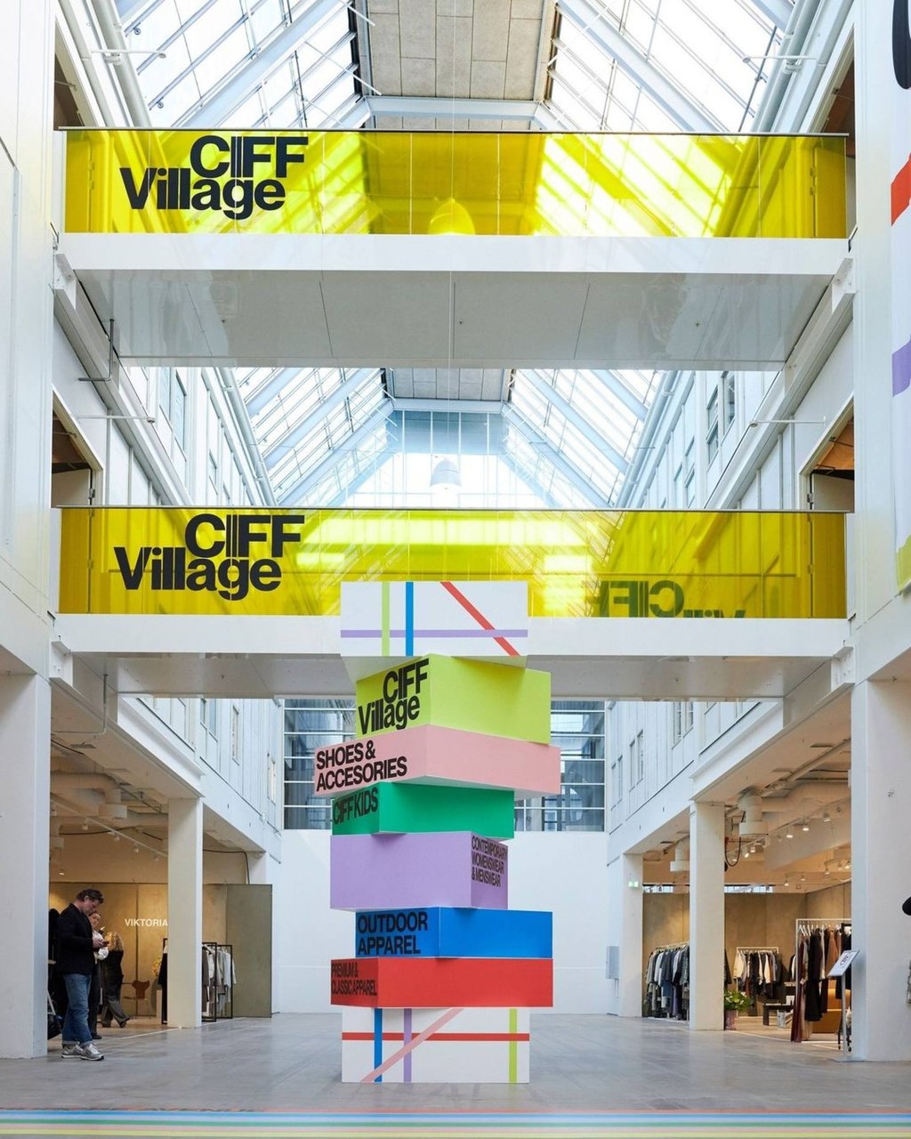 CIFF Village is a working space in Bella Center, and is a home for approximately 500 brands. Photo: @ciffdk/Instagram