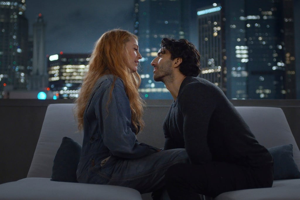 Justin Baldoni and Blake Lively in a still from It Ends With Us. Photo: Sony Pictures/AP Justin Baldoni and Blake Lively in a still from It Ends With Us. Photo: Sony Pictures/AP