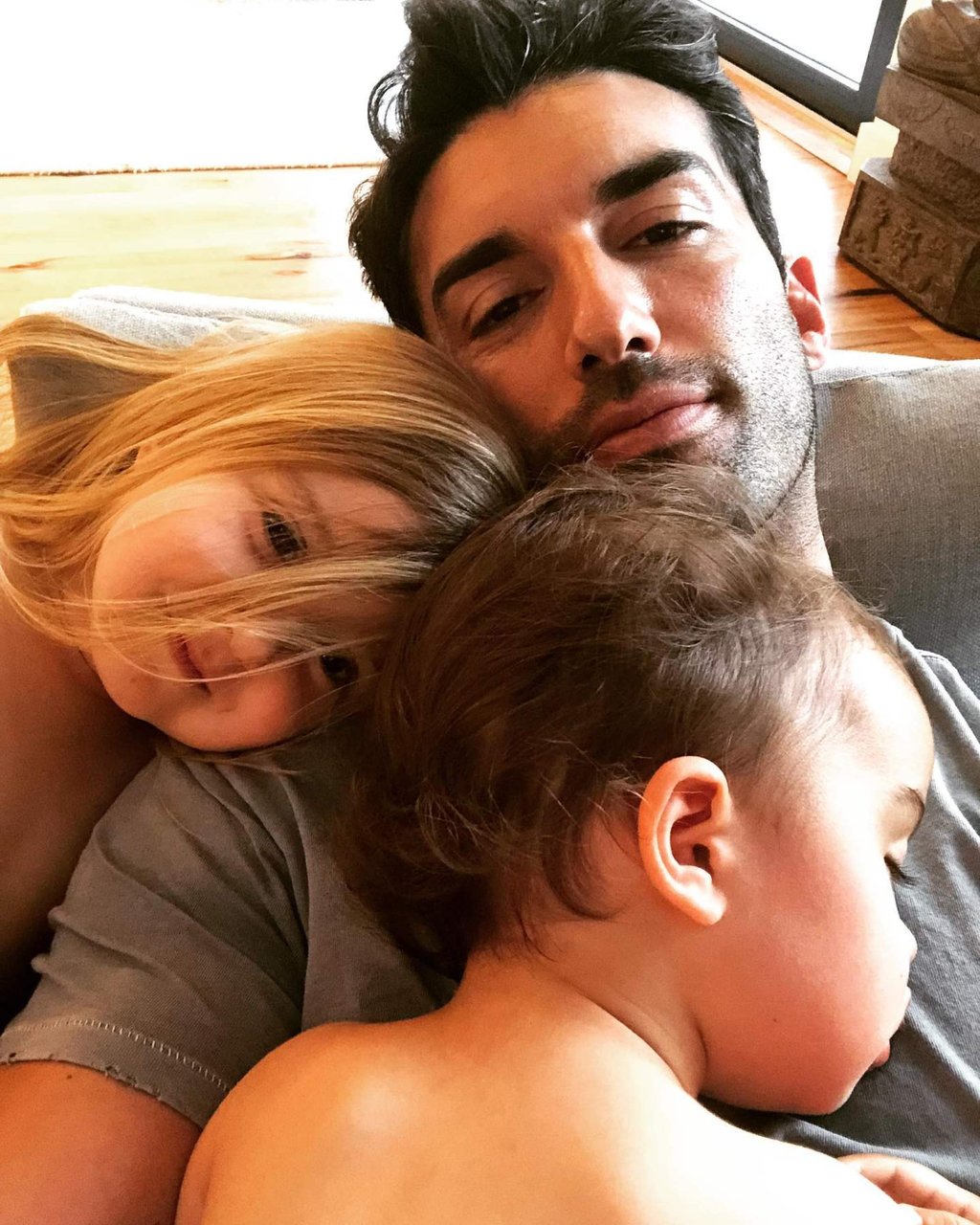 Justin Baldoni has two children with Emily Baldoni – Maiya and Maxwell. Photo: @emilybaldoni/Instagram