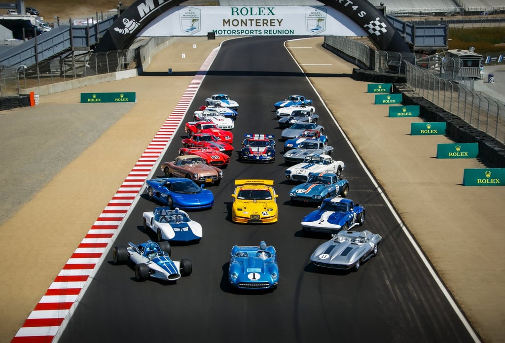 In 2023, the Rolex Monterey Motorsports Reunion also celebrated the 70th anniversary of the Corvette