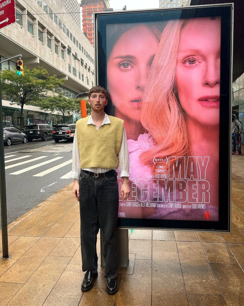 Caleb Freundlich often supports his mum Julianne Moore publicly. Photo: @cal_freundlich/Instagram