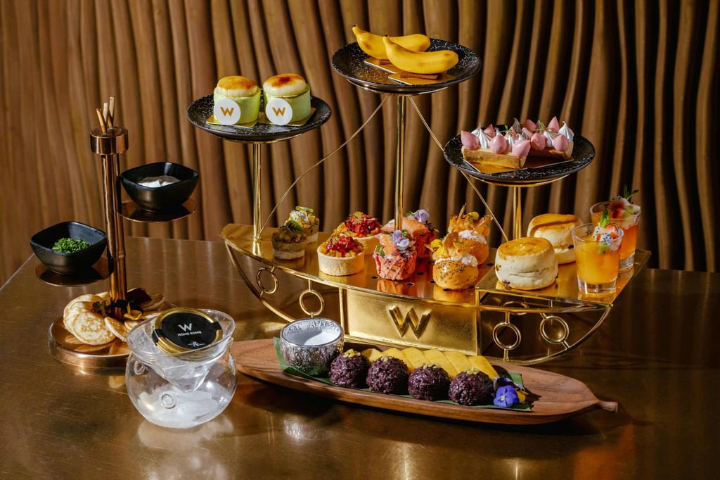 Woobar’s summer tea set features a tropical fruit extravaganza inspired by the flavours of Southeast Asia. Photo: Handout