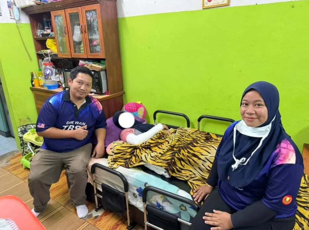 It took the seriously injured 32-year-old victim nine hours to climb out of a deep ravine. Photo: Muhammad Ridzuan Osman It took the seriously injured 32-year-old victim nine hours to climb out of a deep ravine. Photo: Muhammad Ridzuan Osman